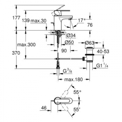  Grohe Get S (32883000) -  6