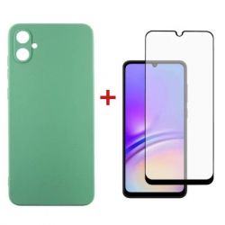     Dengos Kit for Samsung Galaxy A05 (A055) case + glass (Mint) (DG-KM-08)