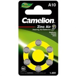  10 / PR70 Zinc-Air * 6 Camelion (10-BP6)