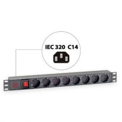 KINGDA KD-PDU-GM-1U-P8-C14  -  2