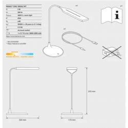   LEDVANCE PANAN DISC SINGL 5W 3000K WT (4058075321267) -  3