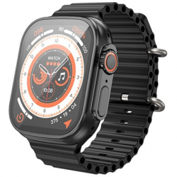 - HOCO Y12 Ultra smart sports watch(call version) Black (6931474791986)