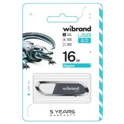 USB Flash Drive 16Gb Wibrand Aligator Grey (WI2.0/AL16U7G) -  2