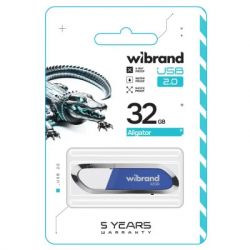 USB Flash Drive 32Gb Wibrand Aligator, Blue (WI2.0/AL32U7U) -  2