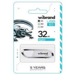 USB Flash Drive 32Gb Wibrand Aligator, White (WI2.0/AL32U7W) -  2