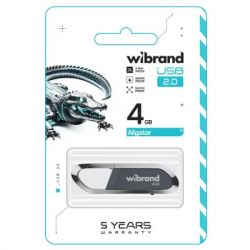 USB Flash Drive 4Gb Wibrand Aligator Grey (WI2.0/AL4U7G) -  2