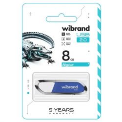 USB Flash Drive 8Gb Wibrand Aligator Blue (WI2.0/AL8U7U) -  2