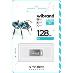 USB 3.2 Flash Drive 128Gb Wibrand Gen1 Ant Silver (WI3.2/AN128M4S) -  2