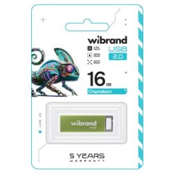 USB Flash Drive 16Gb Wibrand Chameleon Light Green (WI2.0/CH16U6LG) -  2