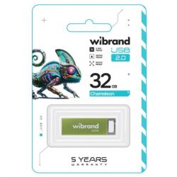 USB Flash Drive 32Gb Wibrand Chameleon, Light Green (WI2.0/CH32U6LG) -  2