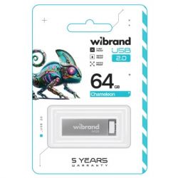 USB Flash Drive 64Gb Wibrand Chameleon Silver (WI2.0/CH64U6S) -  2