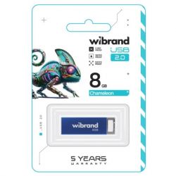 USB Flash Drive 8Gb Wibrand Chameleon Blue (WI2.0/CH8U6U) -  2