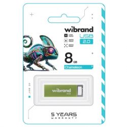 USB Flash Drive 8Gb Wibrand Chameleon Light Green (WI2.0/CH8U6LG) -  2