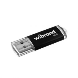 USB Flash Drive 8Gb Wibrand Cougar Black (WI2.0/CU8P1B) -  1