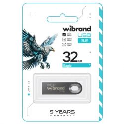 USB 3.2 Flash Drive 32Gb Wibrand Gen1 Eagle Grey (WI3.2/EA32U10G) -  2