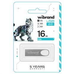 USB Flash Drive 16Gb Wibrand Irbis Silver (WI2.0/IR16U3S) -  2