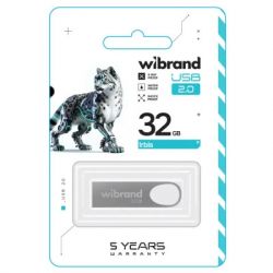 USB Flash Drive 32Gb Wibrand Irbis, Silver (WI2.0/IR32U3S) -  2