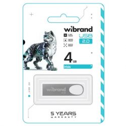 USB Flash Drive 4Gb Wibrand Irbis Silver (WI2.0/IR4U3S) -  2