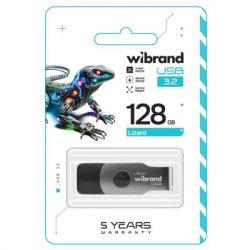 USB 3.2 Flash Drive 128Gb Wibrand Gen1 Lizard Black (WI3.2/LI128P9B) -  3