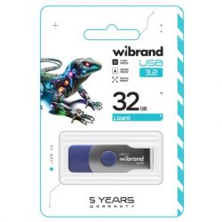 USB 3.2 Flash Drive 32Gb Wibrand Gen1 Lizard Light Blue (WI3.2/LI32P9LU) -  3