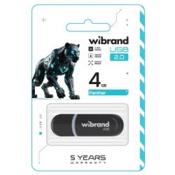 USB Flash Drive 4Gb Wibrand Panther Black (WI2.0/PA4P2B) -  2