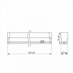  Videx 5 TITANUM 5W 0.3 5000K (TL-T5-05035) -  4