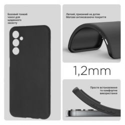     BeCover Samsung Galaxy M15 5G SM-M156 Black (711045) -  3