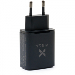   Vinga 2xUSB-C PD30W + USB-A QC30W Display 30W Max (VCR30ACCDB) -  4