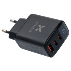   Vinga 2xUSB-C PD30W + USB-A QC30W Display 30W Max (VCR30ACCDB) -  6