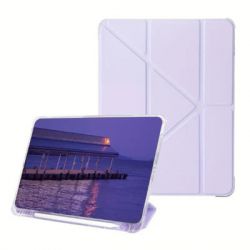    BeCover Ultra Slim Origami Transparent Apple iPad Air 11" M2 2024 Purple (711392) -  2