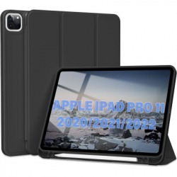    BeCover Tri Fold Hard TPU Apple iPad Pro 11 2020/2021/2022 Black (711109) -  2