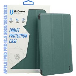    BeCover Tri Fold Hard TPU Apple iPad Pro 12.9 2020/2021/2022 Dark Green (711116)