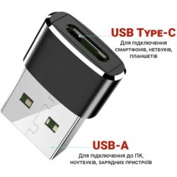  USB-C Female to USB-A Male OTG Dynamode (DM-AD-USB-CA) -  3