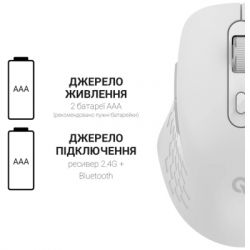  OfficePro M230W Silent Click Wireless/Bluetooth White (M230W) -  11