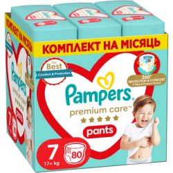 ϳ Pampers Premium Care Pants   7 (17+ ) 80 . (8700216338981)