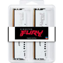  '  ' DDR5 32GB (2x16GB) 6000 MHz Beast White XMP Kingston Fury (ex.HyperX) (KF560C30BWK2-32) -  5