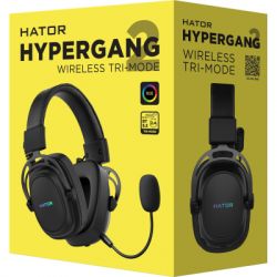  Hator Hypergang 2 Wireless Tri-Mode Black (HTA-950) -  5