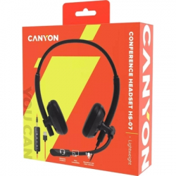  Canyon HS-07 PC Mic 3.5/USB 2.8  Black (CNS-HS07B) -  6