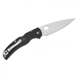 ͳ Spyderco Native Chief Satin BD1N Black FRN (C244PBK) -  2