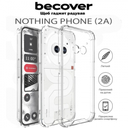     BeCover Anti-Shock Nothing Phone (2a) Clear (711793) -  5