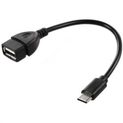  OTG USB 2.0 AF to Micro 5P YT Black Blister Voltronic (37681)