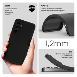     Armorstandart Matte Slim Fit Samsung M35 5G (M356) Camera cover Black (ARM77967) -  3