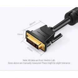   DVI to DVI 24+1pin 1.5m 2K 60Hz Dual Linik Vention (EAABG) -  2