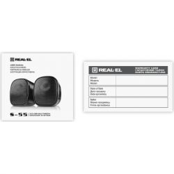   REAL-EL S-55 Black (EL121100014) -  6