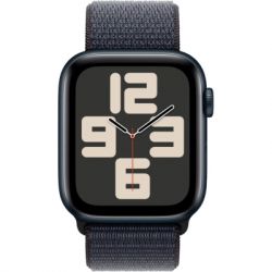 - Apple Watch SE 2024 GPS 44mm Midnight Aluminium Case with Ink Sport Loop (MXEP3QH/A) -  2