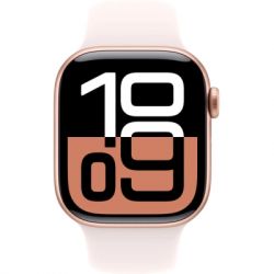 - Apple Watch Series 10 GPS 42mm Rose Gold Aluminium Case with Light Blush Sport Band - S/M (MWWH3QH/A) -  2