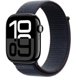 - Apple Watch Series 10 GPS 46mm Jet Black Aluminium Case with Ink Sport Loop (MWWR3QH/A)