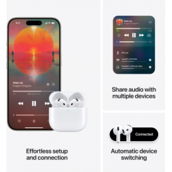 Apple AirPods 4 with Active Noise Cancellation (MXP93ZE/A) UA UCRF -  8