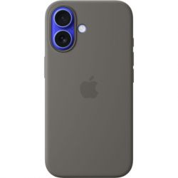     Apple iPhone16 Silicone Case with MagSafe - Stone Gray (MYY33ZM/A)