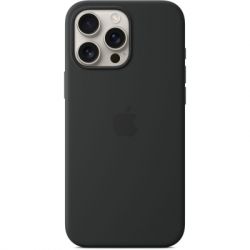     Apple iPhone16 Pro Max Silicone Case with MagSafe - Black (MYYT3ZM/A) -  2